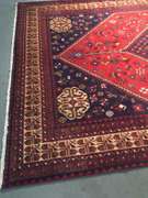 FINE PERSIAN SHIRAZ RUG 6.7x9.8