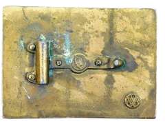 Vintage Heavy French Military Belt Buckle