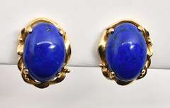 Delightful Pair of Lapis Earrings