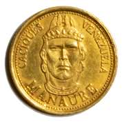 Venezuela Gold Coin or Medal .900 Fine