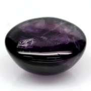 Really cool 9.98ct striated Amethyst cabochon