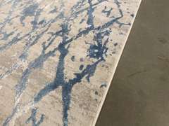 MAGNIFICENT CARVED MODERN RUG 8x11