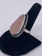 Gorgeous Natural Gemstone & Silver Cocktail Ring