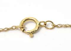 Classy Baguette Diamond Heart Necklace in 14KT Yellow Gold