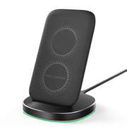 Dual Coils Fast Wireless Charging Pad Phone Holder