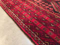 STUNNING AFGHAN  RUG 3'.7" X7'.0"