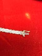ladies two tone diamond bracelet 2.00 carat tw.