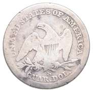 1858-S Seated Liberty Quarter