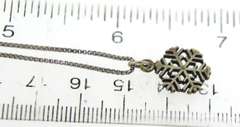 Italian Sterling Silver Snow Flake Pendant