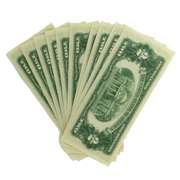 10 Consecutive 1953 B Series $ 2 US Notes From a Pack