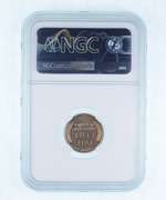 AU55 BN 1909-S VDB Lincoln Wheat Cent - Graded NGC