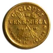 Venezuela Gold Coin or Medal .900 Fine