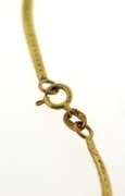 Vintage 14K Yellow Gold Flat Snake Chain