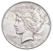 1926-D Peace Silver Dollar