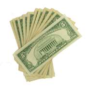 10 Clean 1963 $5 Red Seal USNotes