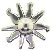 Sterling Silver Sun Pin/Pendant