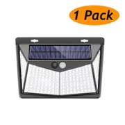 1pc 208 LED Solar Power PIR Motion Sensor Wall Light