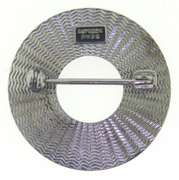 Sterling Silver Beau Sterling Signed Round circle Pin Brooch