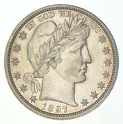 1897 Barber Half Dollar