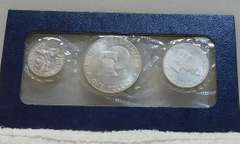 1776-1976 Silver Unc 3 pc Set 40% Sil