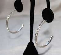 A Very Sexy  Fashion Design Half Hoop Earrings