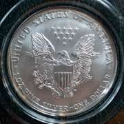 2001 Silver Eagle in Holder