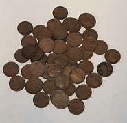 Roll Of 50 Plus 1909 First Year Lincolns
