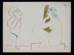 PABLO PICASSO UNITLED (29.1.54.III) 1954