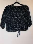Polkadot Button Down Tie Top
