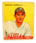 1933 George Connaly, Indians Goudey Gum Baseball Card