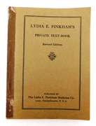 Antique Lydia Pinkhams Private Book for Women