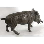 Boar Wild Pig Bronze Sculpture