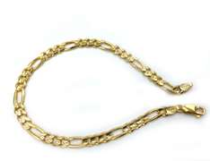 Simply Sophisticated 14kt Figaro Bracelet