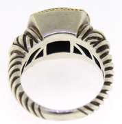 Sterling Silver Signed Black Onyx Ring