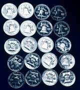 Roll Of 20 Proof 1963 Franklin Half Dollars