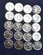 Roll Of Gem Proof 1961 Franklin Proof Half Dollars