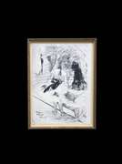 EDGAR DEGAS (AFTER) DANS LES COULISSES 1919