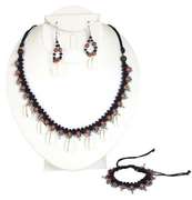 Ellegant and Lavish Beaded Cowrie Shell Necklace Set
