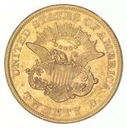 1859 $20 Liberty Head Gold Double Eagle