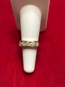14K YELLOW GOLD DIAMOND BAND