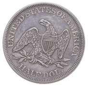 1861 Seated Liberty Half Dollar