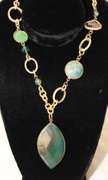 Set Of Esmerelda Color Fashion Jewelry Necklace