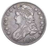 1830 Capped Bust Half Dollar