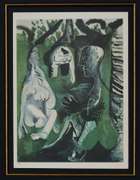 PABLO PICASSO LE DEJEUNER SUR I'HEBER 1961