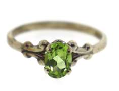Sterling silver Peridot Ring
