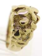 14K Yellow Gold Nugget Ring