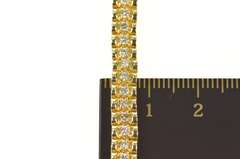 14K Yellow Gold 1.55 Ctw Classic Simple Diamond Tennis Bracelet
