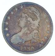 1830 Capped Bust Half Dollar