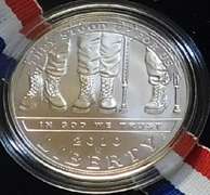 2010 Unc Silver Veterans Disabled Life Dol