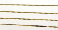 Italian 14K Yellow Gold Flat Snake Chain